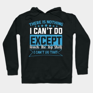 There Is Nothing Except Reach The Top Shelf sarcastic saying Hoodie